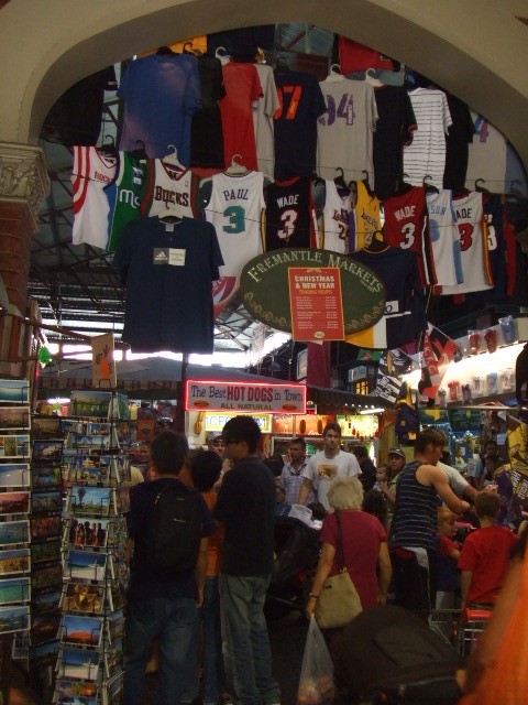 Inside of the Fremantle markets