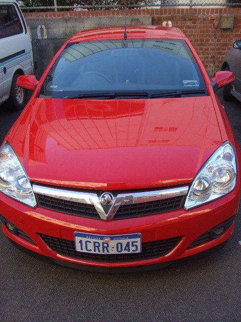 Our Opel Astra Convertible for Road trip from Perth to Margaret River