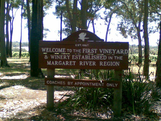 1st vineyard at Margaret River