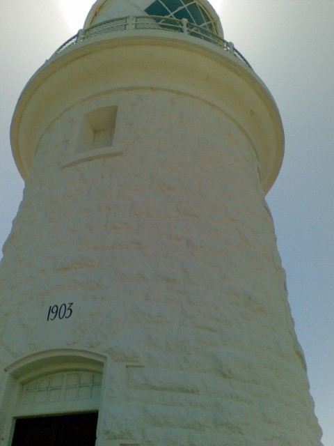 Close up of lighthouse at Cape Naturaliste