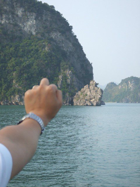 The Middle Finger! (Halong Bay Imagination)