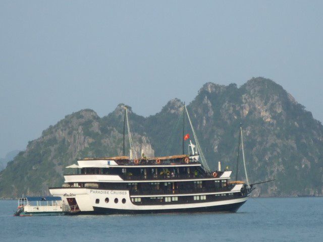 Isnt that a man lying down? (Halong Bay)