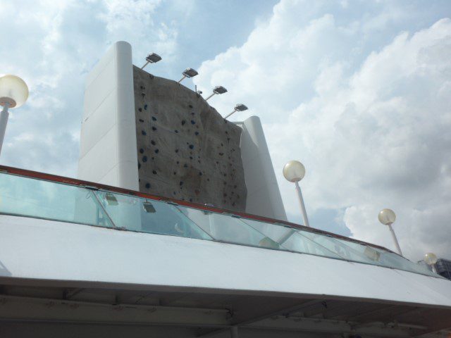 The Rock Climbing Wall Royal Caribbean Cruise Legend of the Seas