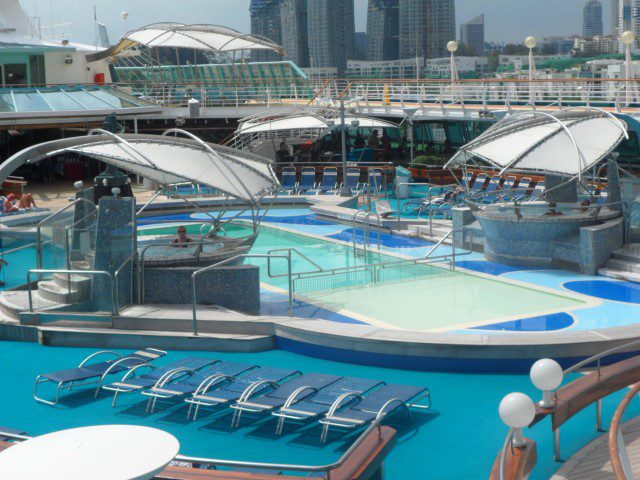 The Swimming Pool Legend of the Seas Royal Caribbean Cruise