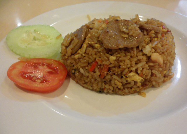 Fried rice we had in Semarang Indonesia