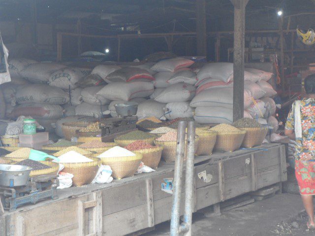 The local markets in Lombok Indonesia