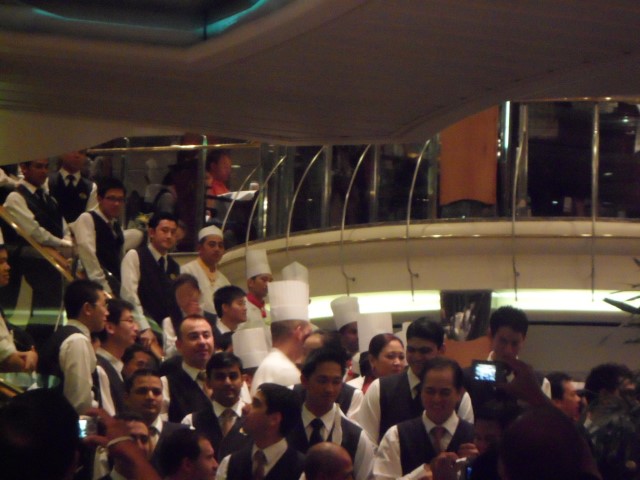 Performance by FnB Staff on Royal Caribbean Cruise Legend of the Seas