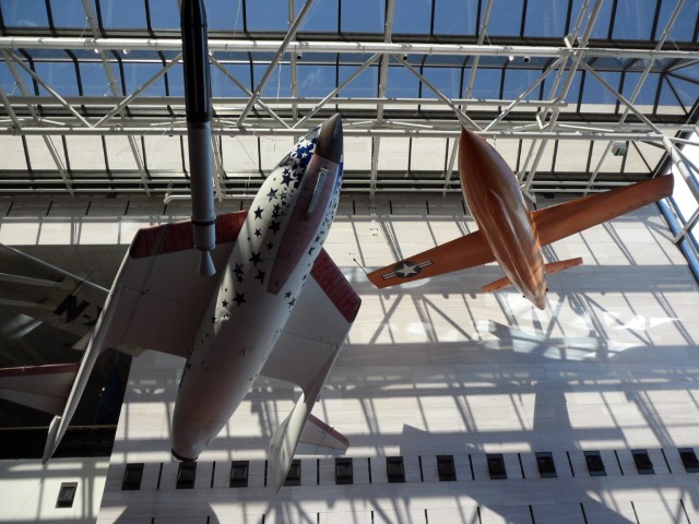 Exhibits at Air and Space Museum
