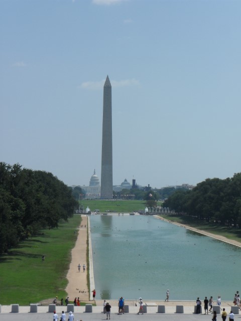 View of the National Mall from Lincoln Memorial