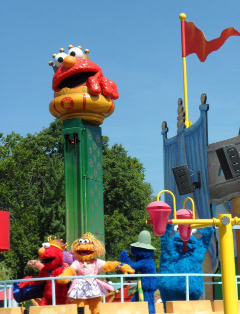 Sesame Characters performing at Forest of Fun Busch Gardens