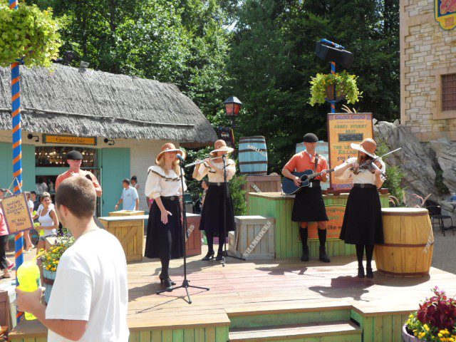 Busking in the Hot Mid Day Sun