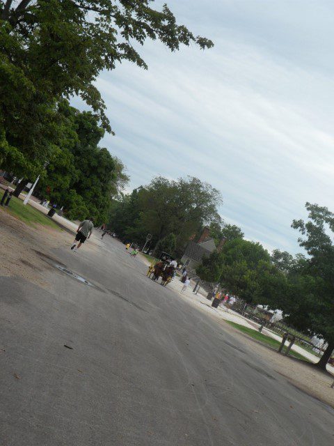 Towards The Town Hall in Colonial Williamsburg