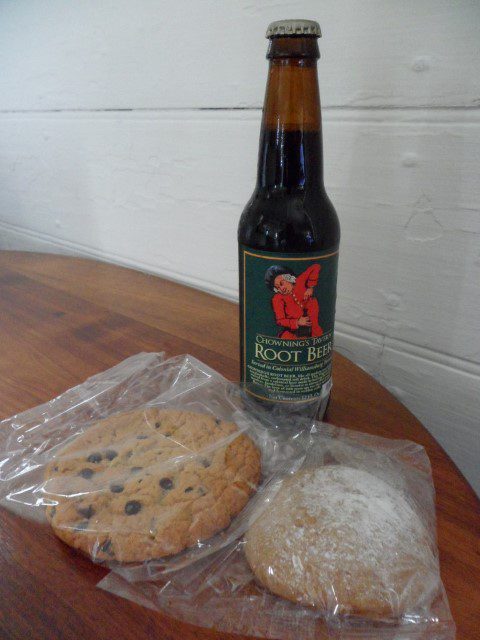 Chocolate Chip Cookie, Root Beer, Ginger Bread of Bakery @ Colonial Williamsburg