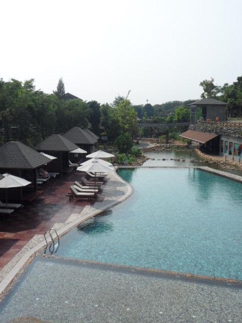 Opposite the Waterfall – Chill out lounges Philea Resort Melaka