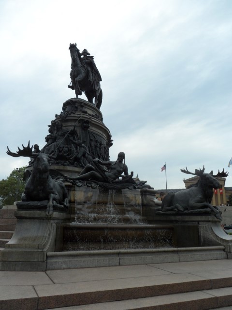 Eakins Oval statue philadelphia