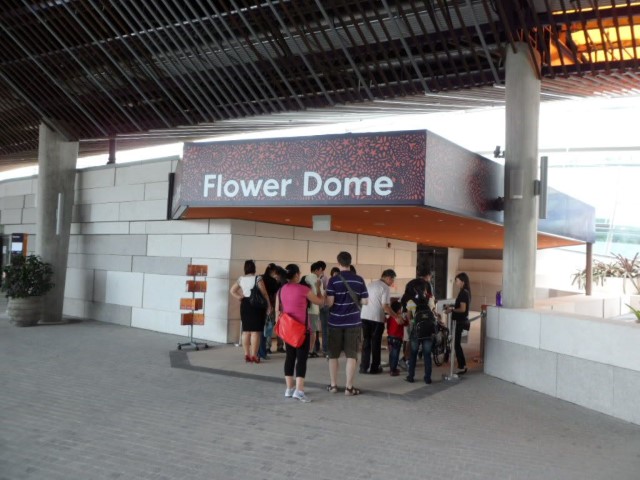 Entrance to the Flower Dome