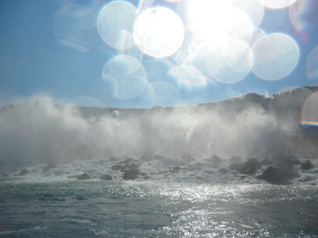 Awesome American Falls (Niagara Falls as seen from Maid of the Mist)