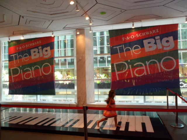 Actual Big Piano from the movie "Big" that starred Tom Hanks