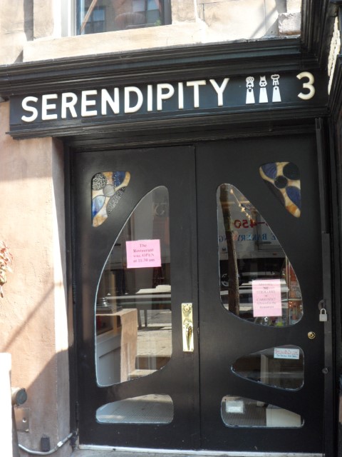 Entrance of Serendipity New York City