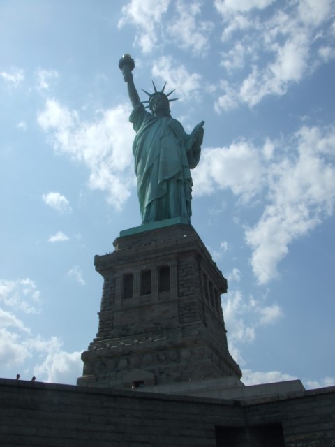 The Statue of Liberty up close