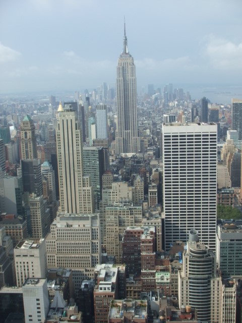 View of Empire State Building from Top of the Rock