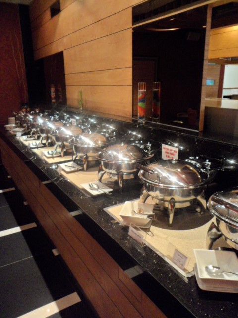 The buffet spread at Novotel Kota Kinabalu Breakfast