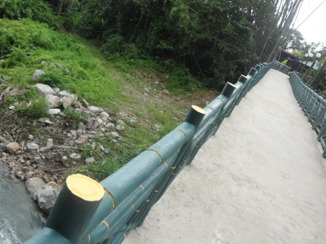 New bridge (Concrete and not swaying) to Poring Hot Springs in Kota Kinabalu