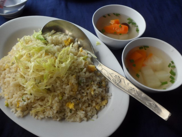 Fried Rice with Soup at Fair Garden Restaurant Kota Kinabalu