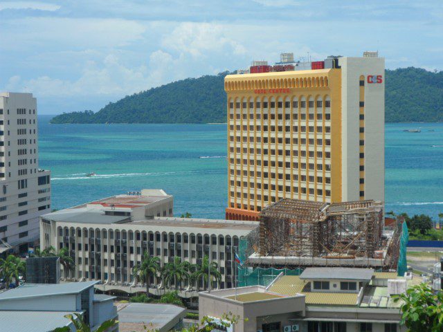 View of Gaya Island from Signal Hill Observatory Kota Kinabalu