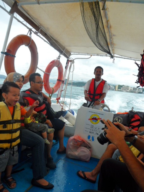 Boat Ride to Manukan Island