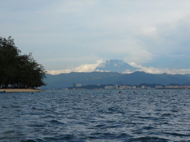 Mount Kinabalu on route back from Manukan