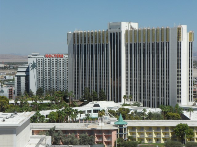 View from the room of the Excalibur Las Vegas