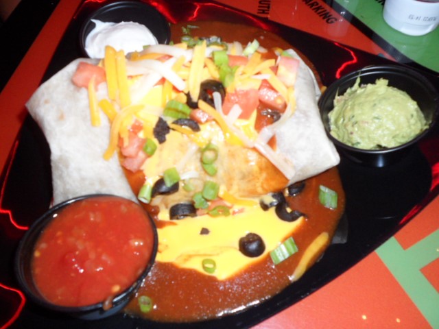 Baby Burrito @ Nascar Cafe