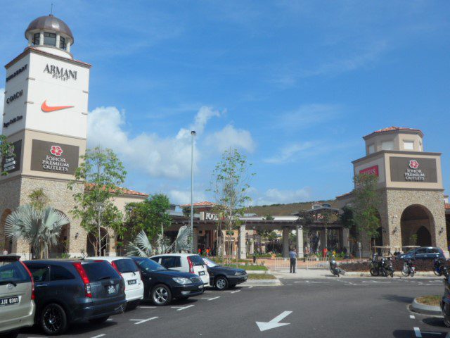 Entrance to Johor Premium Outlets JPO, Malaysia