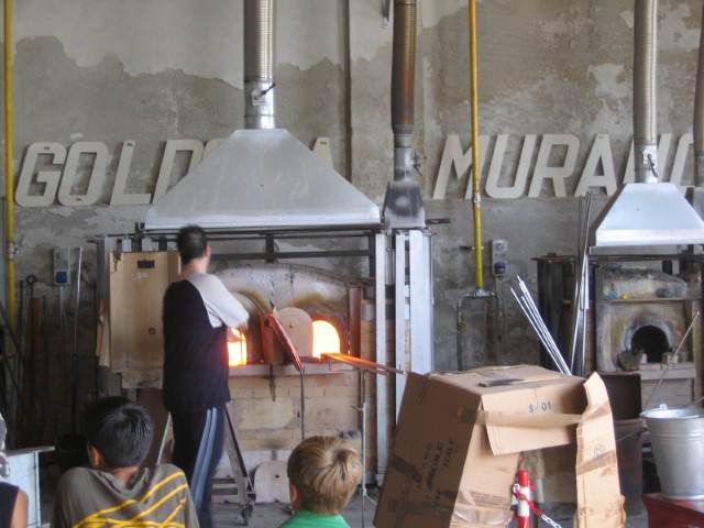 Glassmaking Factory in Murano Venice