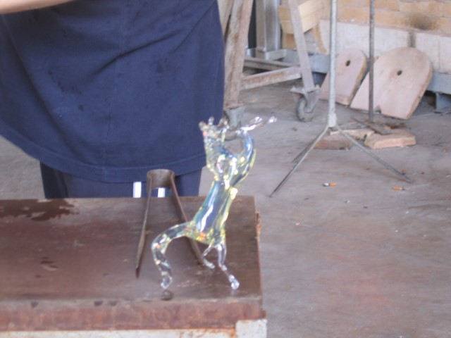 Finished Murano Glass Horse