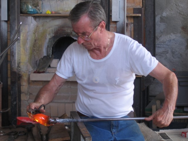 Murano Glass Making Shifu (Master) at work