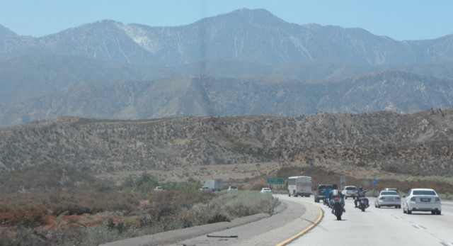 Desert Terrain on route to Los Angeles California
