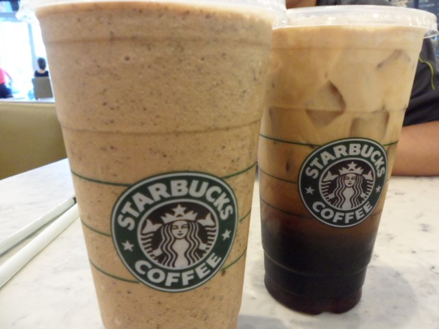 Java Chip Frap and Ice Coffee with Milk