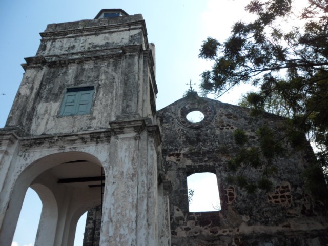 Front View of St. Paul's Church Melaka