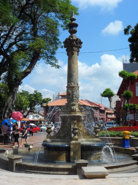 Fountain at Stadhuys Melaka