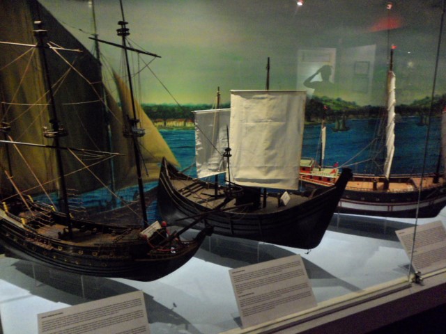 Ships from various countries (Melaka Maritime Museum)
