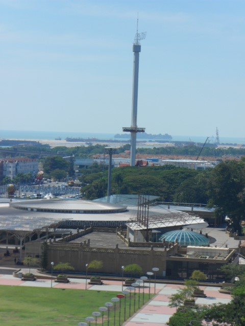View of Melaka Menara Taming Sari from Hotel Equatorial Melaka