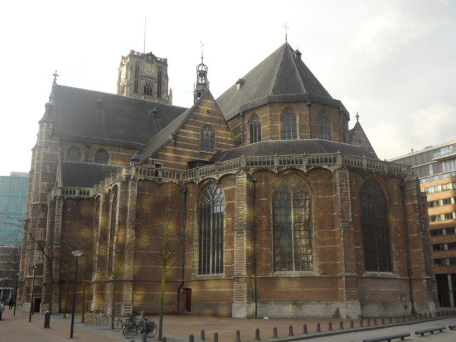 Back view of Laurenskerk Rotterdam