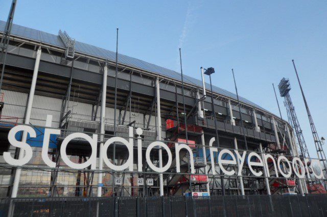 Signage of the Feyenoord Stadion