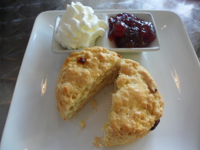 Scones at Baker's Oven and Cafe