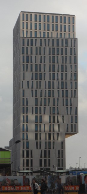 Unknown Architecture - Half Hanging Building Rotterdam