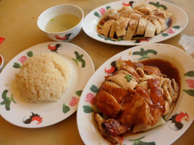 Chicken rice at Wee Nam Kee Chicken Rice Restaurant