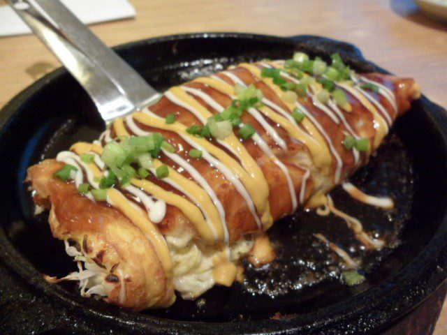 Tonpeiyaki from Watami Japanese Casual Restaurant @ Central