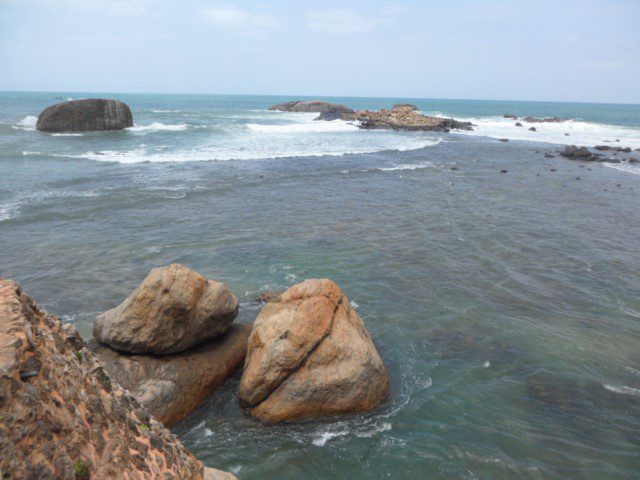 Rock formation Galle Fort